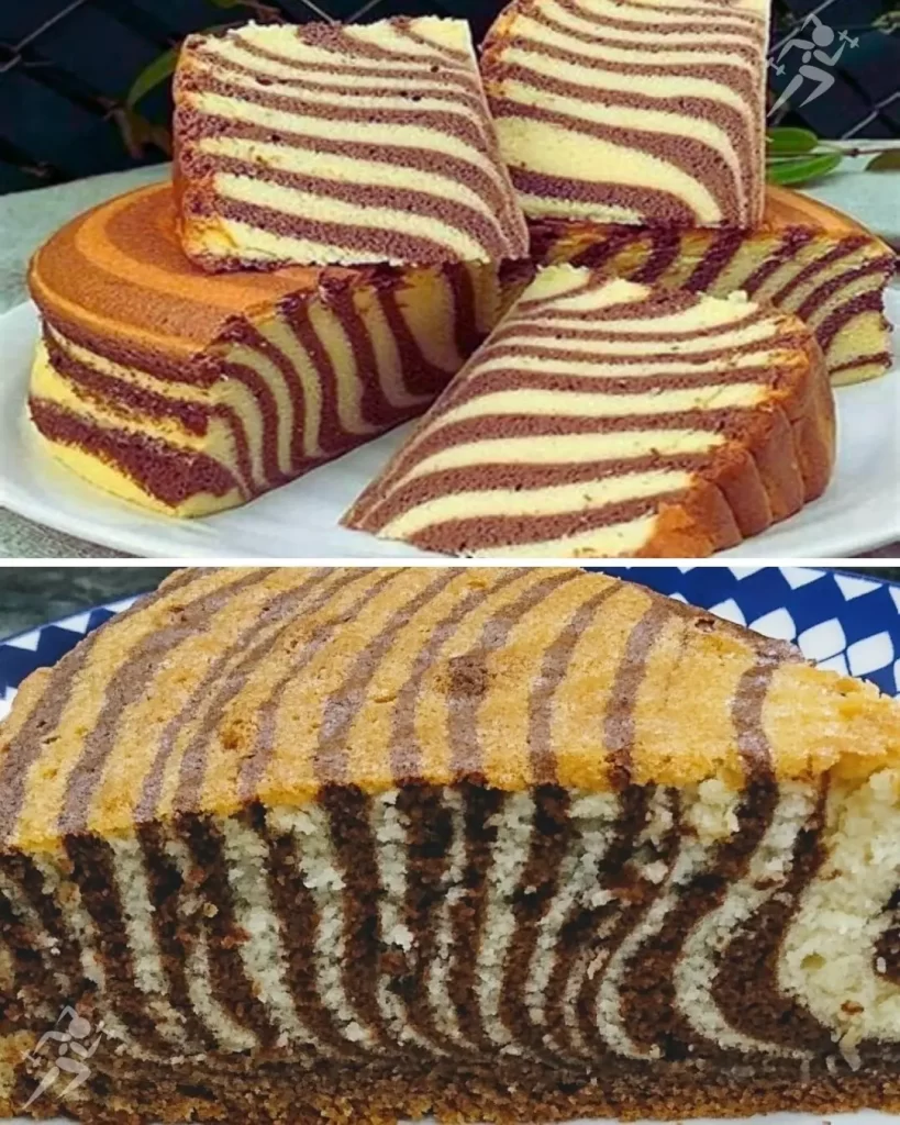 Receita de Bolo de Zebra