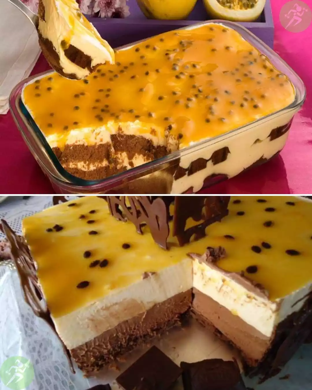 Torta De Chocolate Com Maracujá