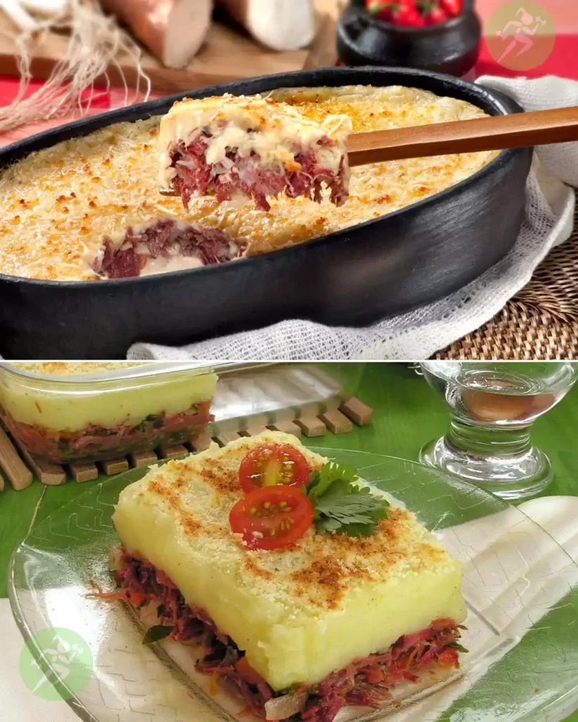 receita de escondidinho de carne seca