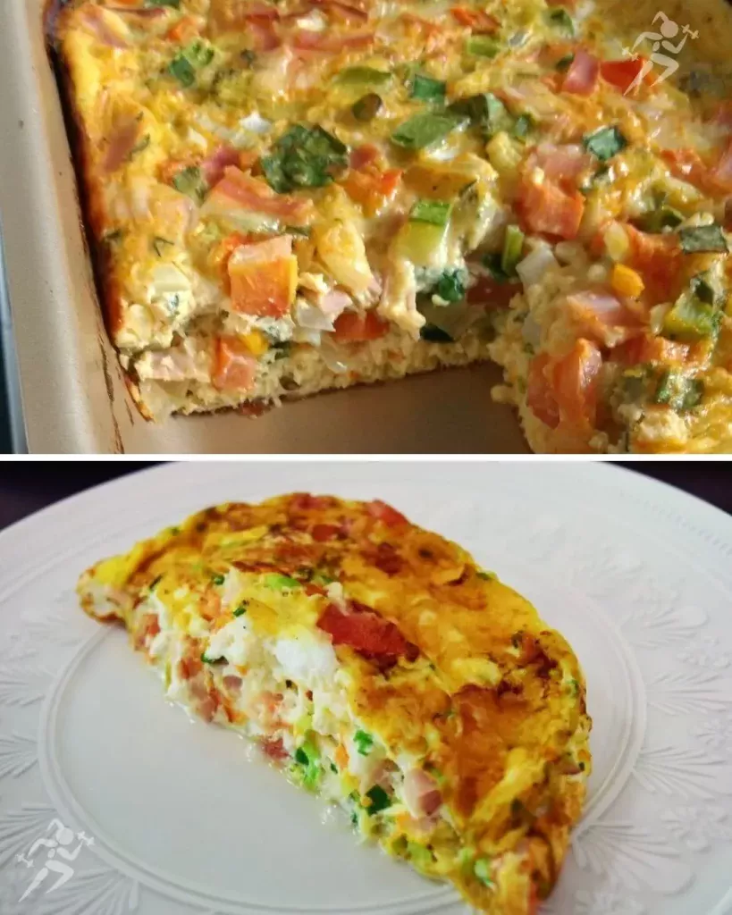 Receita de Omelete de forno