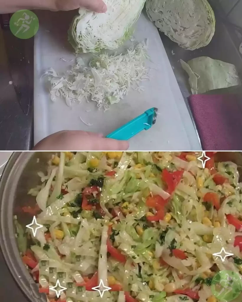 Salada de Repolho Refogado