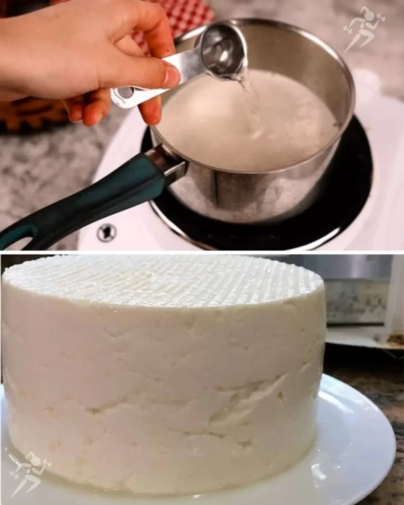 Queijo Caseiro com Apenas 2 Ingredientes