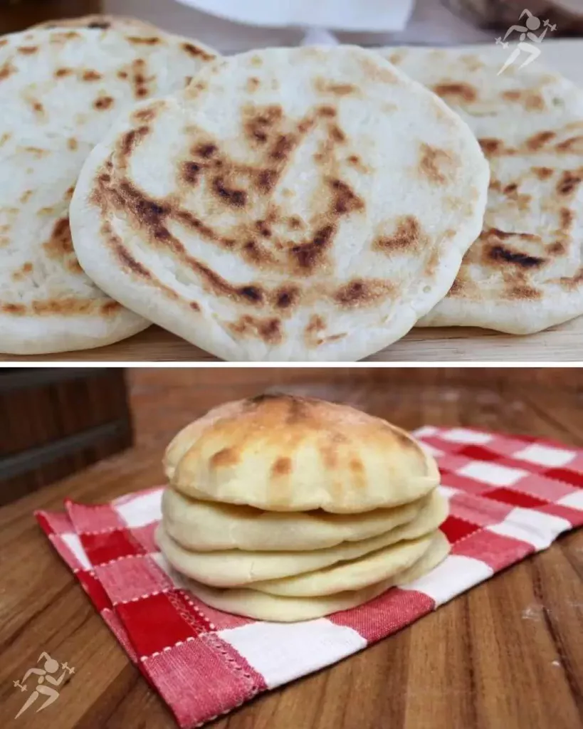 Pão Sírio de frigideira