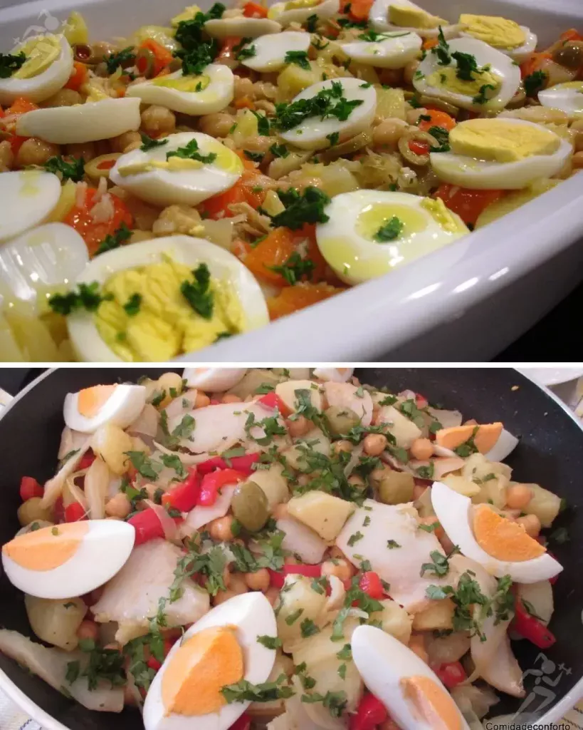 salada de bacalhau