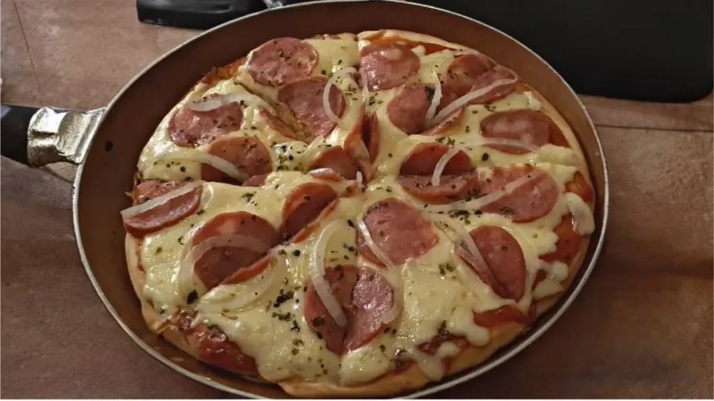 Pizza Rápida de Frigideira