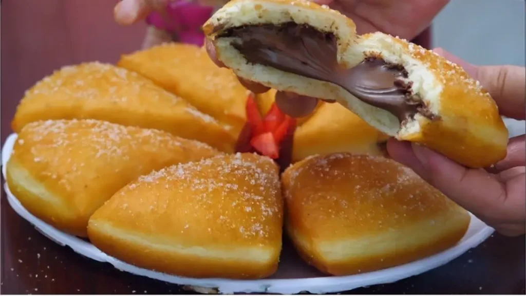 rosquinha recheada com nutella sem forno