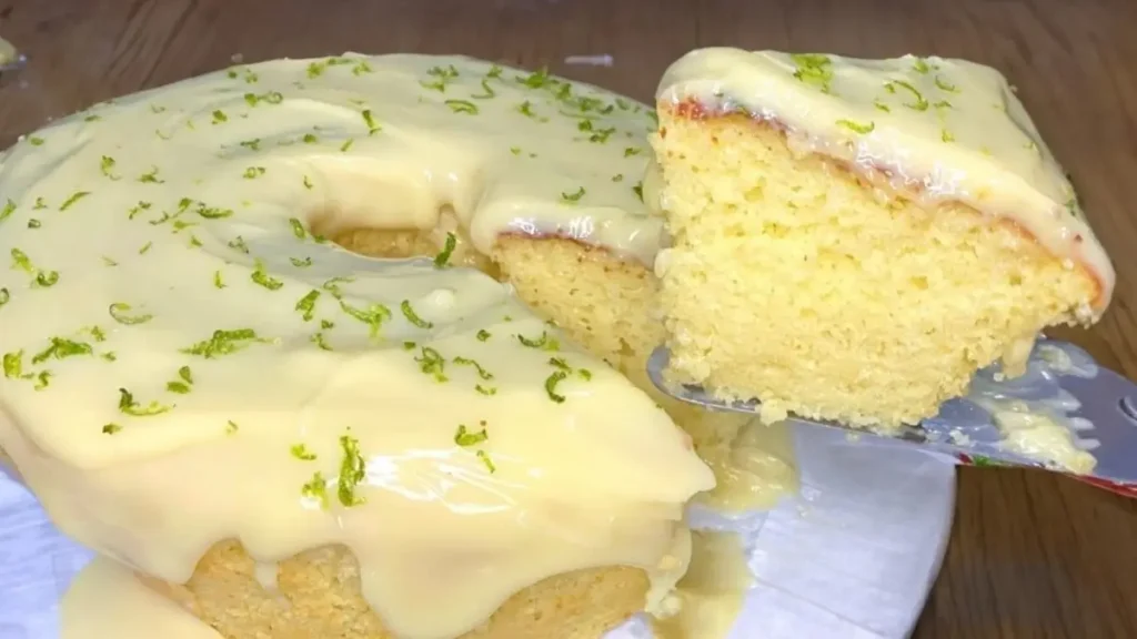 Delicious lemon cake