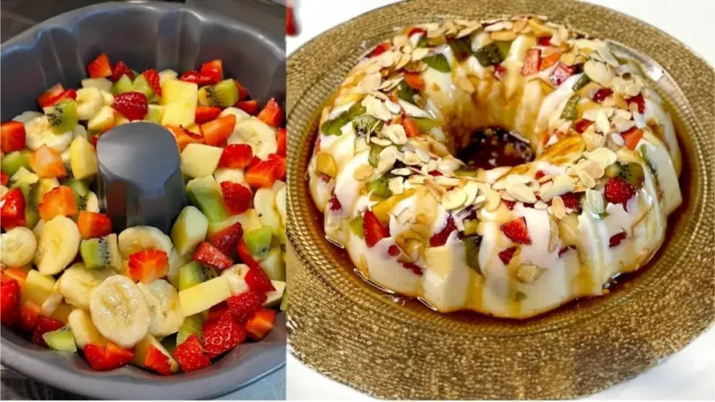 Fruit and Caramel Dessert