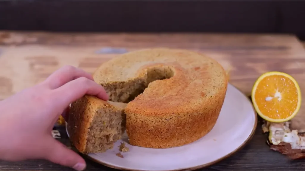 Bolo de Laranja com Aveia e Nozes