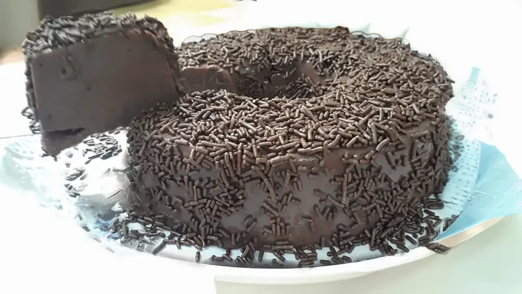 Brazilian chocolate pudding cake