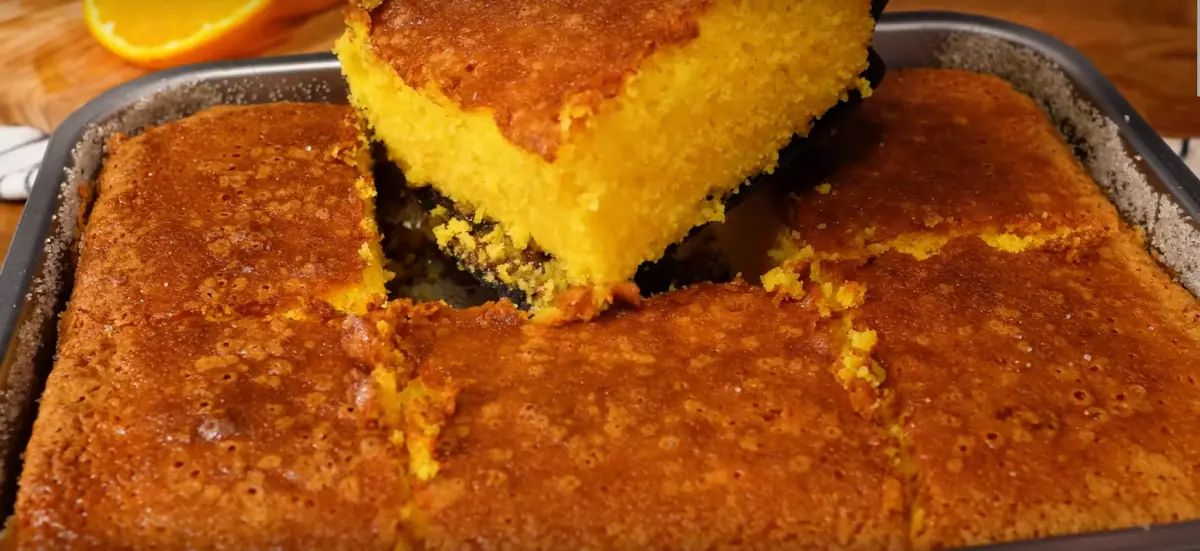 BOLO DE LARANJA FOFINHO