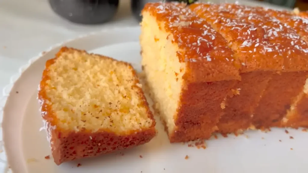 bolo de laranja que derrete na boca