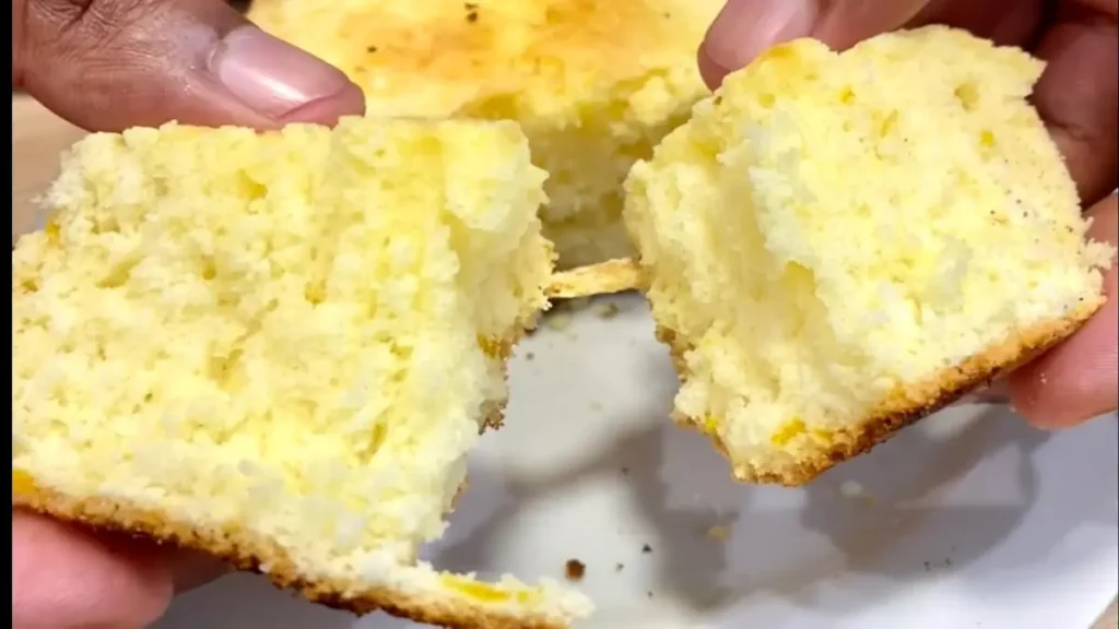 pão com AMIDO DE MILHO, LARANJA E 1 OVO