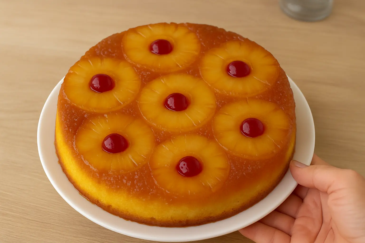 Bolo de Abacaxi Invertido