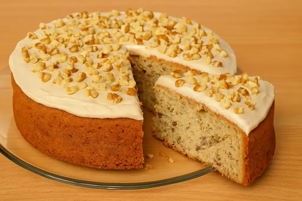 Bolo de Nozes Fofinho