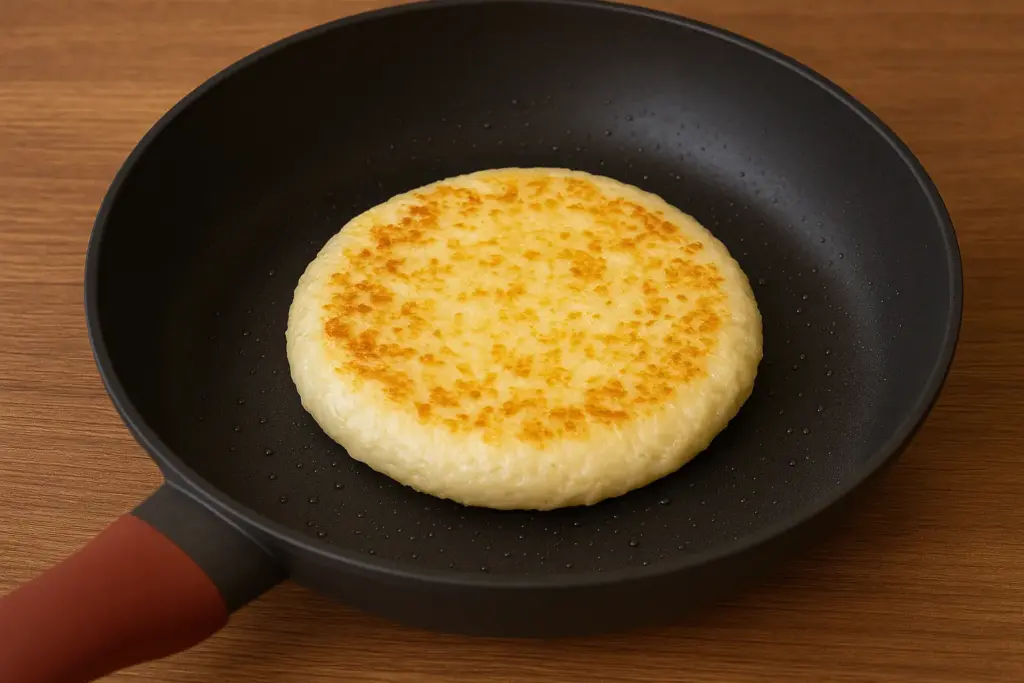 PÃO DE QUEIJO DE FRIGIDEIRA com 3 ingredientes