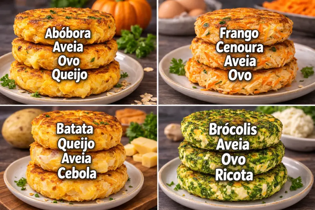 4 Panquecas Saudáveis de Aveia