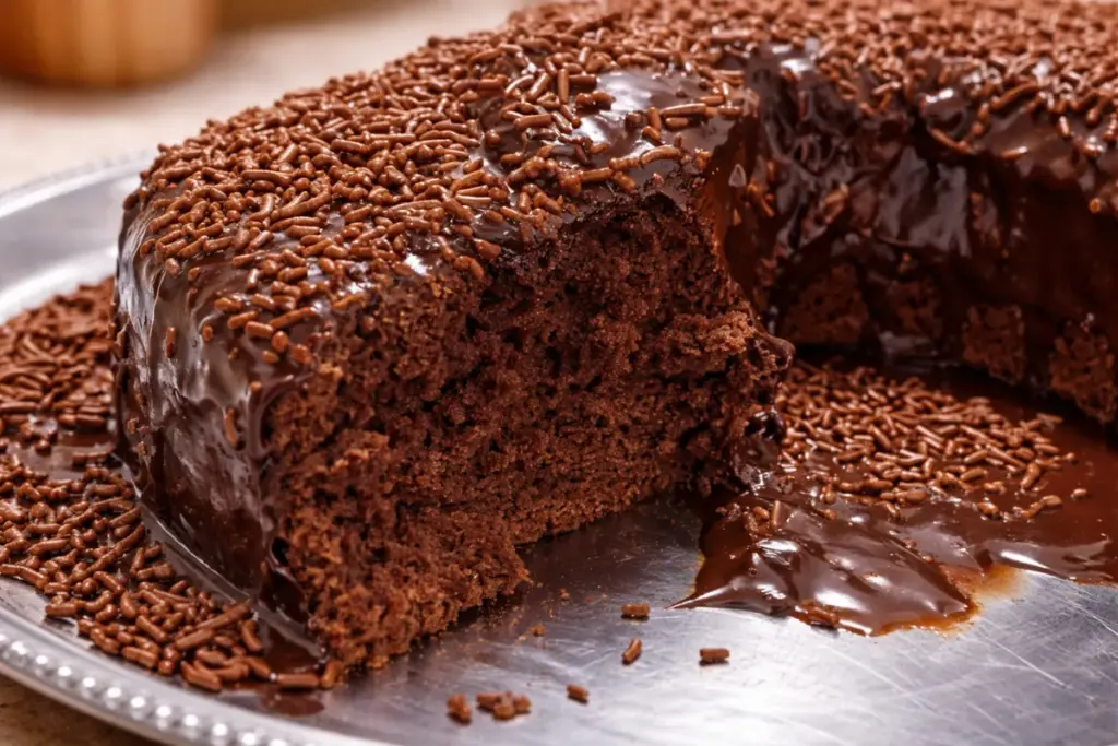 Bolo Nega Maluca de Liquidificador